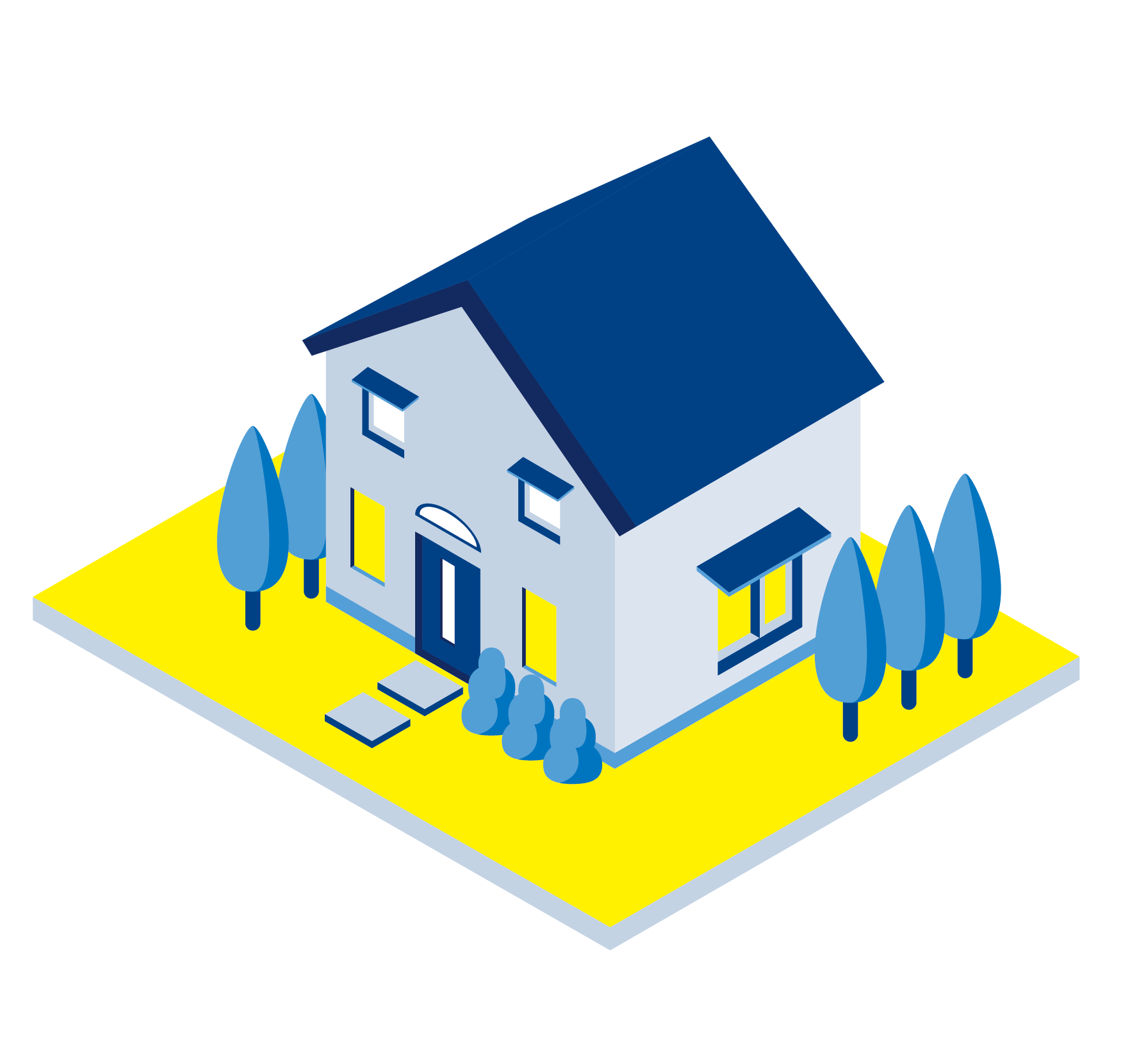 空き家のイラスト