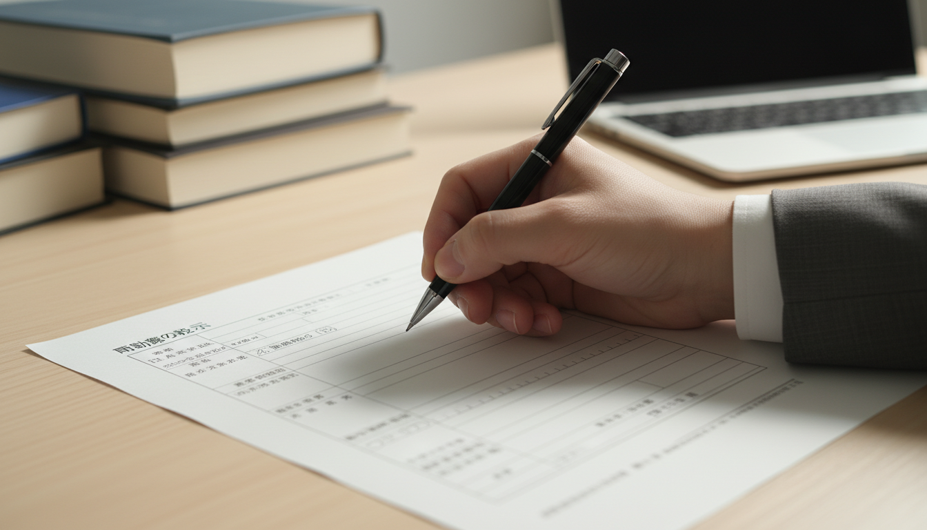 登記申請書書き方 - 2