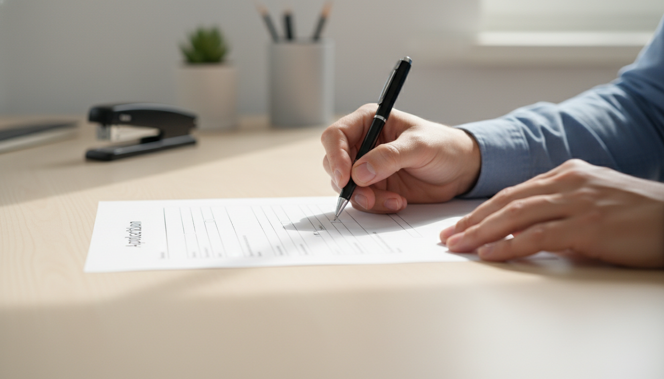 登記申請書 手書きでも大丈夫 - 1