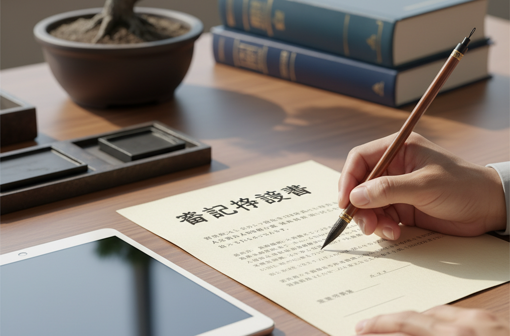 登記申請書 手書きでも大丈夫 アイキャッチ