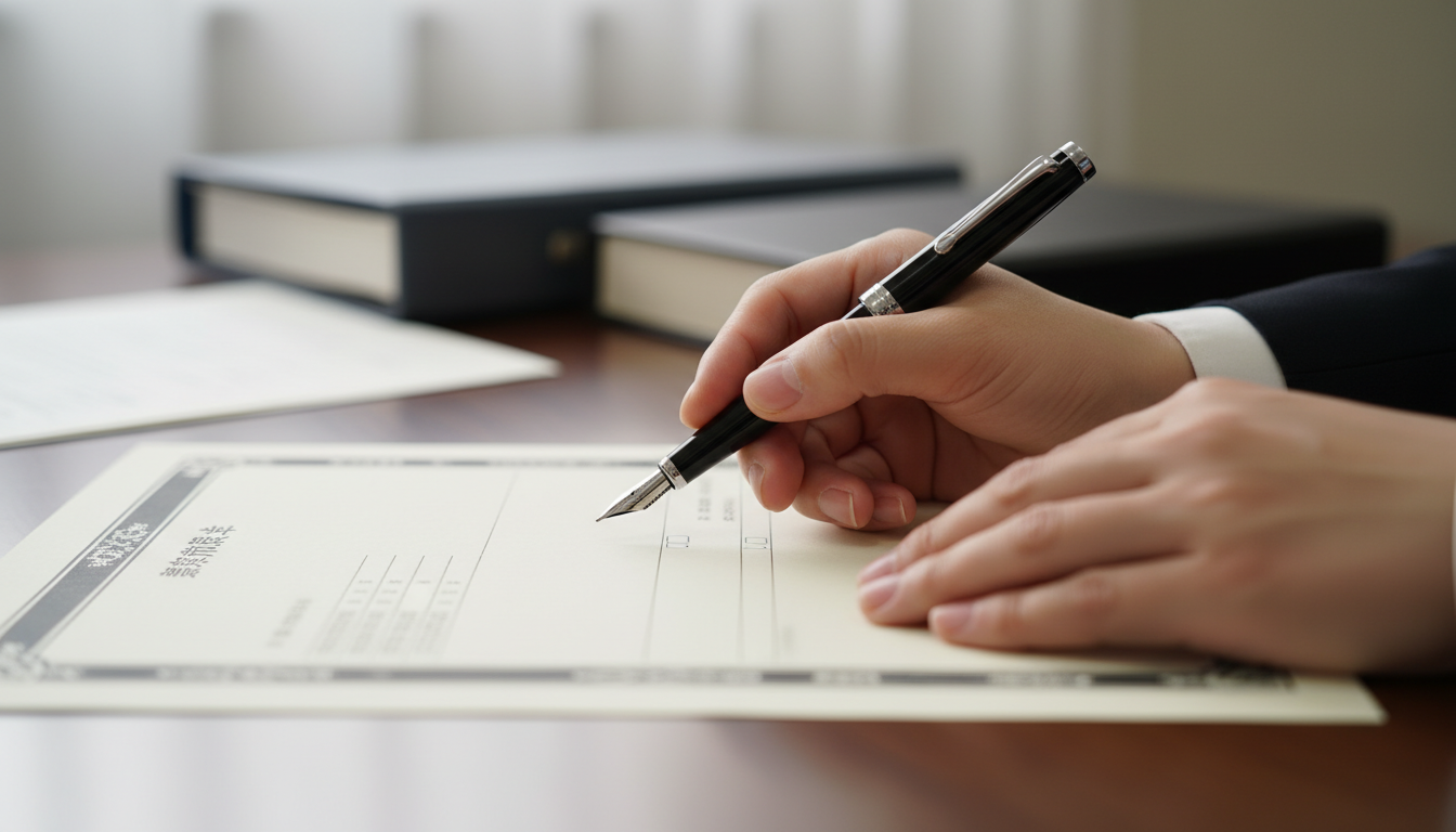 登記依頼書 書き方 - 2