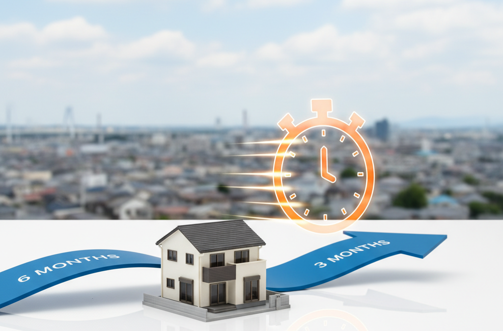 取手市 戸建て 売却 期間 アイキャッチ