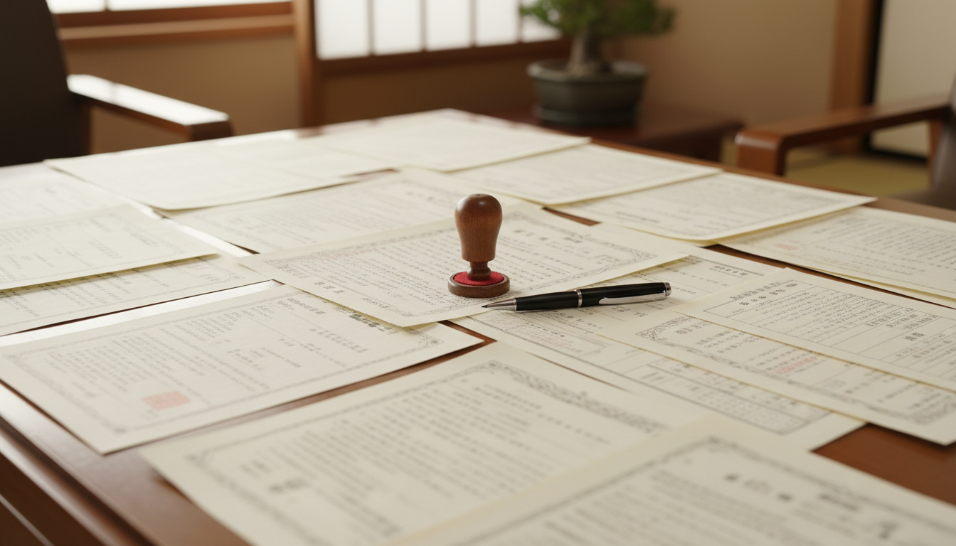 法務局に提出する書類 - 2