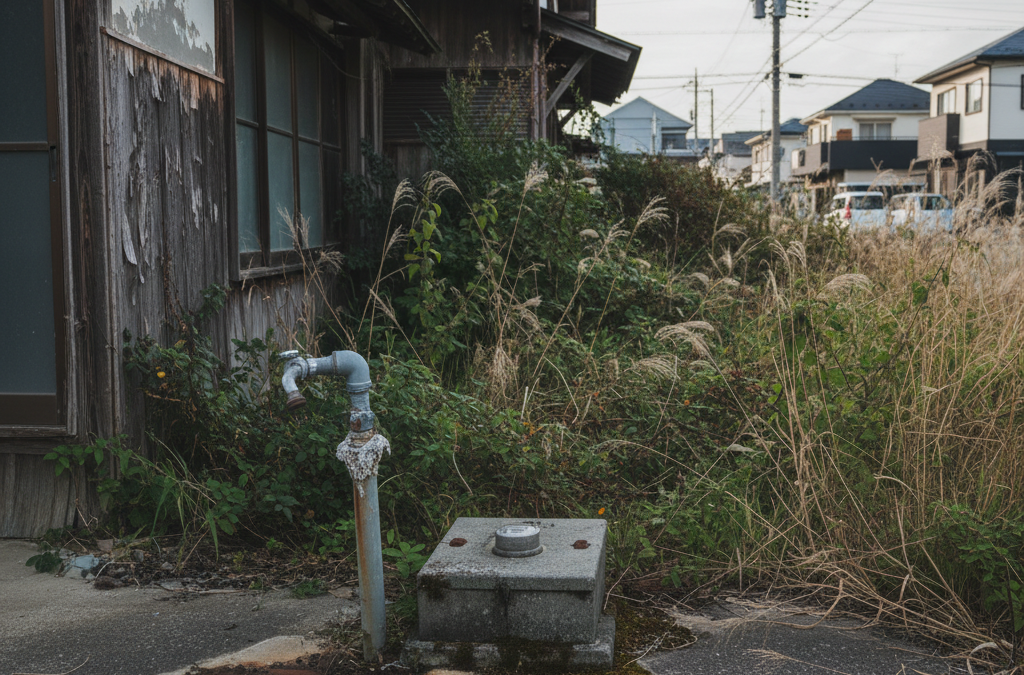 取手市 空き家 水道 アイキャッチ