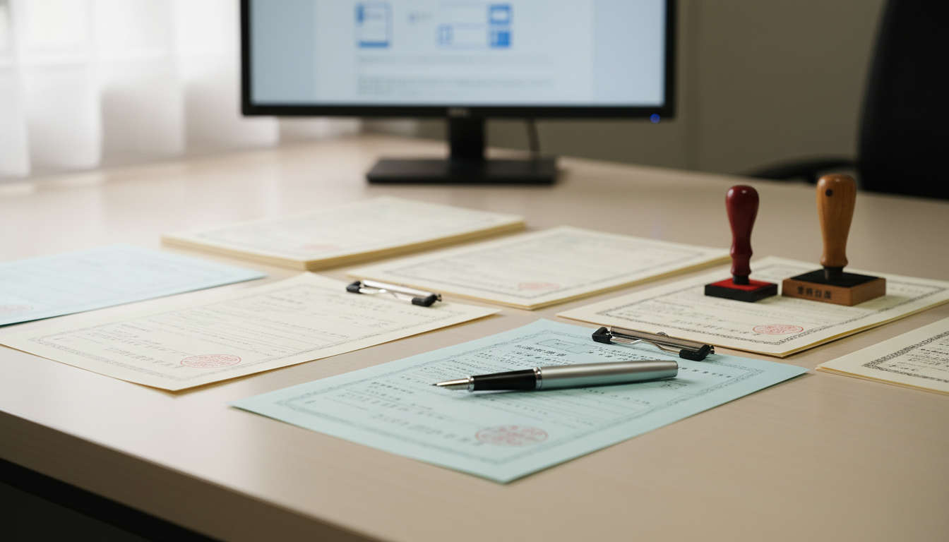 登記申請書類 - 2