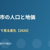 龍ケ崎市 人口 地価 推移 housedo.life